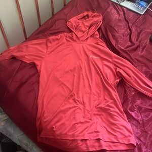 Long sleeve light sweatshirt with Columbia down left arm